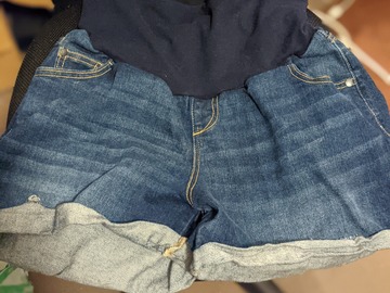 For sale: Postpartum shaping demin shorts, XL, EUC