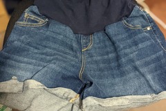 For sale: Postpartum shaping demin shorts, XL, EUC