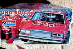 Selling with online payment: Monogram 1/24 Uno Buick Regal NASCAR model car kit. #2205