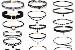 Buy Now: 500PCS Classic Choker Necklace Layered Black Chokers 