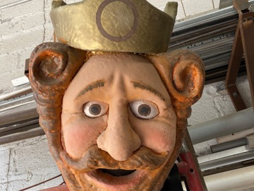 For Sale: Oversized Burger King Head Sculpture / Prop
