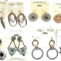 Liquidation / Lot de gros: 100 Pair Closeout of Designer Name Brand Earrings -Only.75 cents