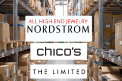 Liquidation / Lot de gros: $1,250.00 All High end Jewelry- Nordstrom, The Limited, Chico's