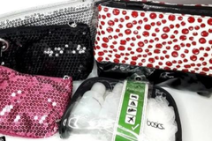 Buy Now: Travel bag Cosmetics makeup bag lot of 15