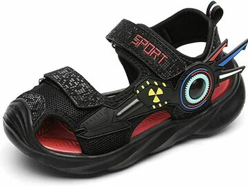 Selling with online payment: Boys Girls Sandals Summer Closed-Toe Beach Sport Outdoor Non-Sli
