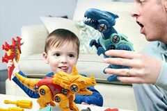 Selling with online payment: Lachesis Dinosaur Toys for 3 4 5 6 7 Years Old Boys Take Apart D
