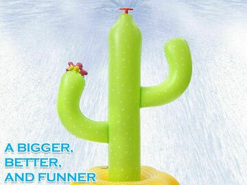 Selling with online payment: TriMagic Inflatable Sprinkler Toys for Kids Outdoor Spray Toy fo