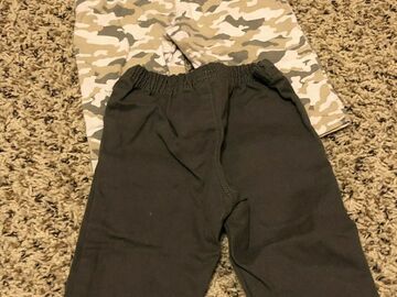 Selling with online payment: Infant Boys Long Pants Size 3/6 Months Lot Of 2