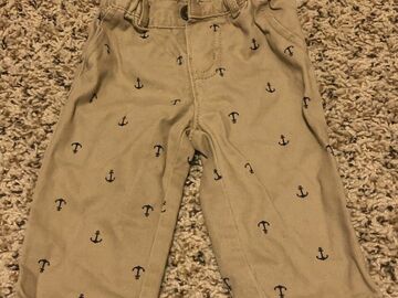 Selling with online payment: Infant Boys Carter’s Khaki Anchor Pants Size 6 Months
