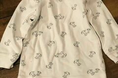 Selling with online payment: Infant Boys Carter’s White Long Sleeve Dog Shirt Size 6 Months 