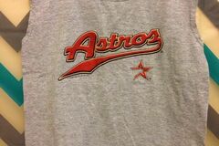 Selling with online payment: Gray Astros Sleeveless Shirt Size 4T
