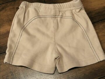 Selling with online payment: Infant Boys Baby Connection Tan Shorts Size 3-6 Months 