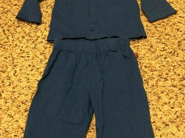 Selling with online payment: Boys Long Sleeve Pants Blue Superman Pajama Set Size 3-6 Months
