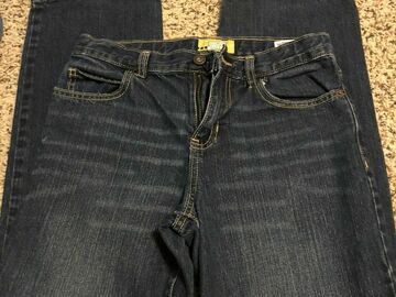 Selling with online payment: Boys Old Navy Straight Dark Blue Jeans Size Regular 14