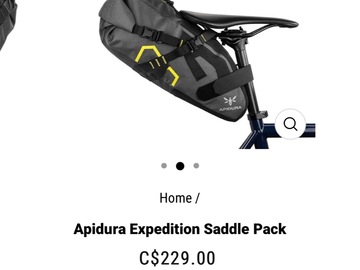 Selling with online payment: Apidura Expedition Bag