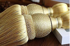 For Sale: NEW TASSELS/ Curtain Tie Backs - 1' GOLD 