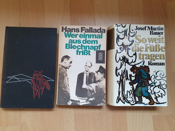 Biete Hilfe: Romane von Josef Martin Bauer, Hans Fallada, Jack London