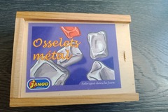 Vente: Jeu d'osselets en métal neuf - JANOD -
