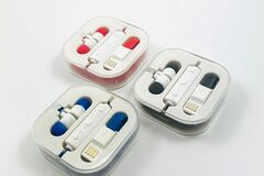 Liquidation/Wholesale Lot: Bluetooth Earbuds in Clear Case – Assorted Colors -Item #32177