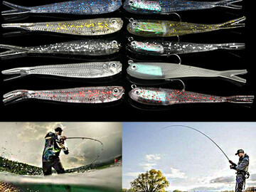 Comprar ahora: 180pcs Silicone Swimbaits Artificial Bait Fishing Lure