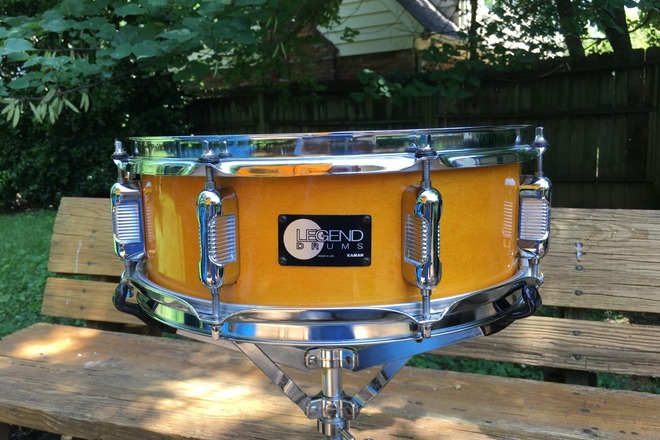 Was 300 now 200 97 Legend 4.5x13 snr Maple clear lacquer DrumSellers