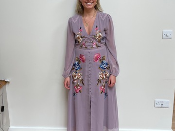 For Sale: Hope & Ivy Purple Midi Dress