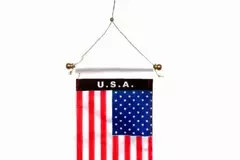 Bulk Lot (Liquidation & Wholesale): Patriotic USA Hanging Window Banner with Suction Cup