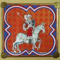 Venda: chevalier 1372 période charle V. doublé Médiévale