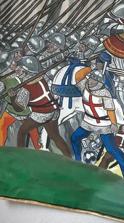 Bataille d'Azincourt de Enguerrand de Monstrele entièrement doubl