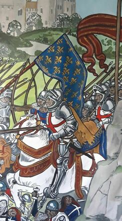 Bataille d'Azincourt de Enguerrand de Monstrele entièrement doubl