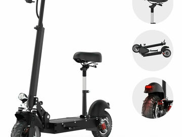Buy Now: 7 Electric Scooter 1000W with Seat 34MPh Folding Adult E-Scooter 