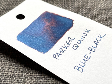 Selling: Parker "Quink" Blue-Black - 5ml sample