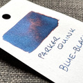 Selling: Parker "Quink" Blue-Black - 5ml sample