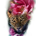 Tattoo design: Leopard design 