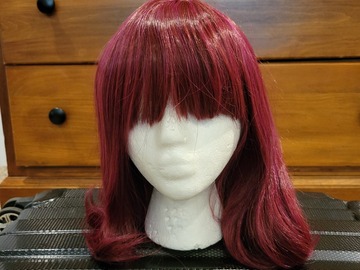 Selling with online payment: Short purple wig