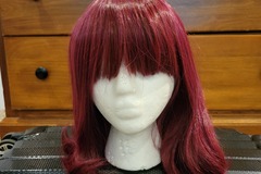 Selling with online payment: Short purple wig