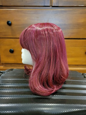 Short purple wig