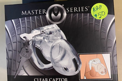 Selling: Master Series Clear Captor Chastity Cage SMALL 