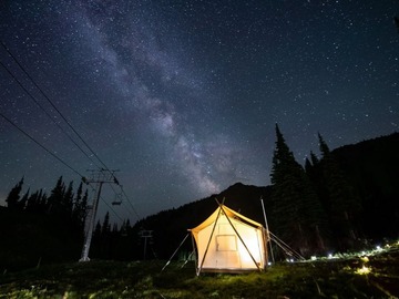 per night: Crystal Sky Camp - Glamping in the Cascade Mountains