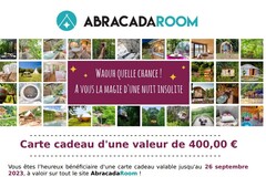 Vente: Code Abracadaroom nuit insolite (400€)