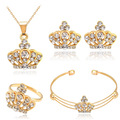Comprar ahora: 30 Sets Fashion Rhinestones Women 4 IN 1 Jewelry Set
