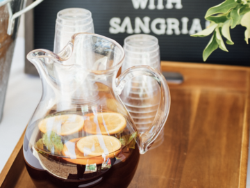 Events priced per-person: Sangria Wine Package Add-on
