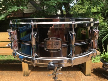 Selling with online payment: Yamaha Custom Manu Katche Nickle over Brass Japan 5.5 x 14