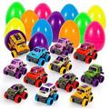 Liquidation/Wholesale Lot: Pull Back Monster Vehicles With Plastic Eggs -#MNC-ES-032-AB10224