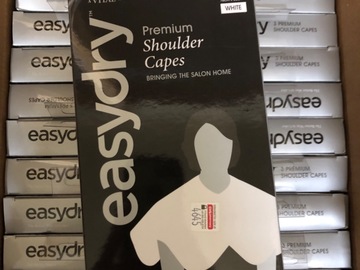 Liquidation/Wholesale Lot: 18 Boxes EASYDRY Premium Shoulder Capes