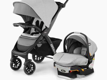Selling with online payment: Chicco Bravo LE Trio Travel System in Driftwood