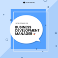 Job: Business development and Sales manager