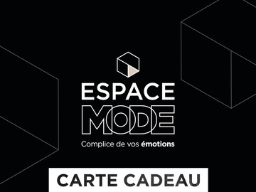 Vente: Carte cadeau EspaceMode.be (25€)
