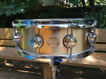 Selling with online payment: $1099 obo DW Collectors Series Cast Bronze 5" x 14" snare