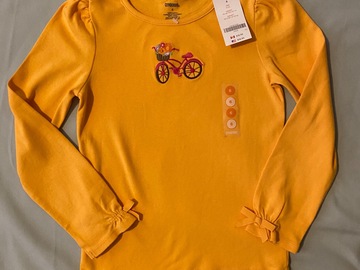 Selling with online payment: NWT Gymboree 6 6X Sunflower Smiles Bicycle Tee Shirt Top 